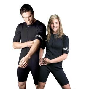 Copied - NEW Kutting Weight Men's Neoprene Weight Loss Sauna Suit Black XL